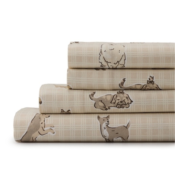 🆕 Cuddl Duds Dog Sheet Set Heavyweight Flannel Full - Picture 4 of 5